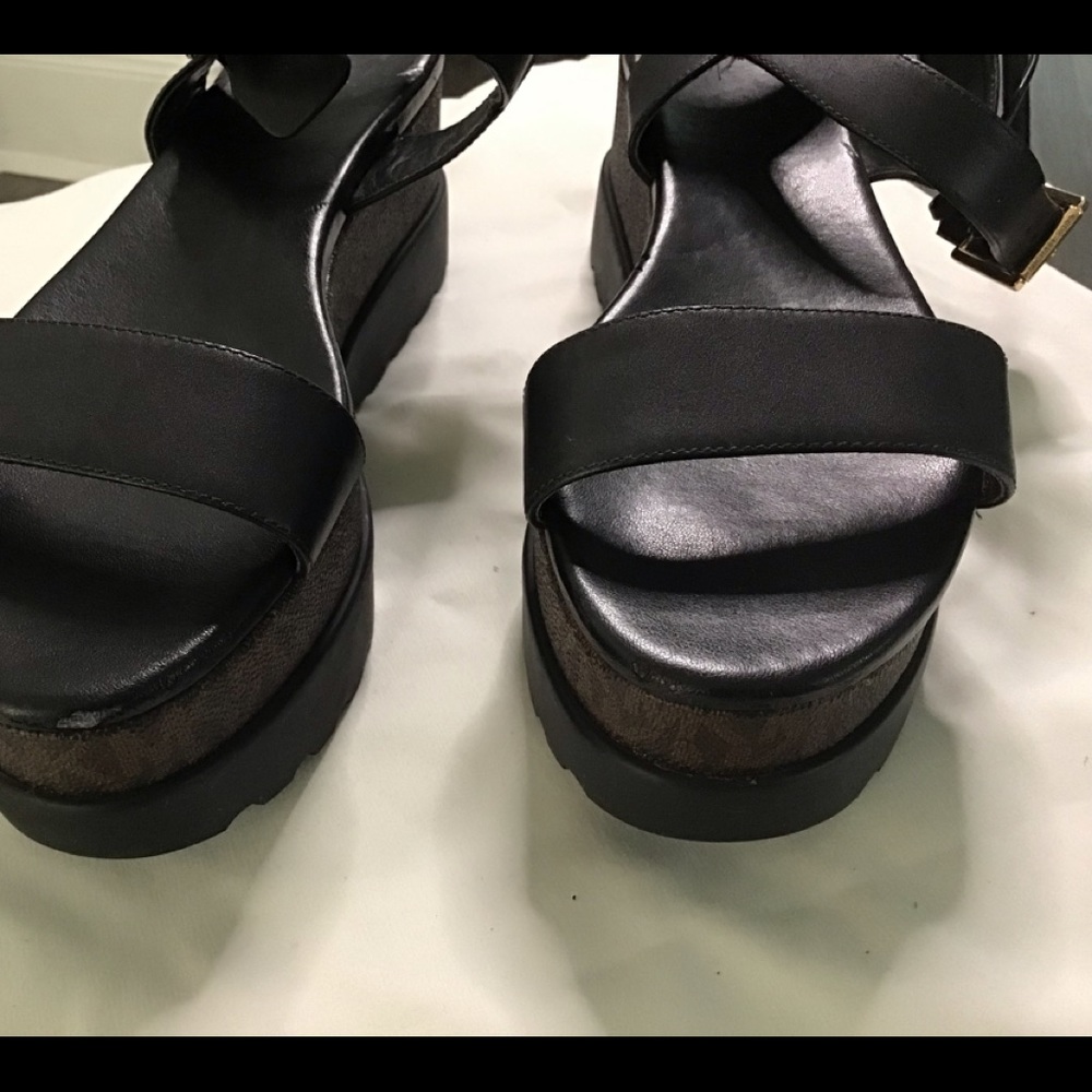 Michael Kors Platform Wedge Sandals - Picture 2 of 8